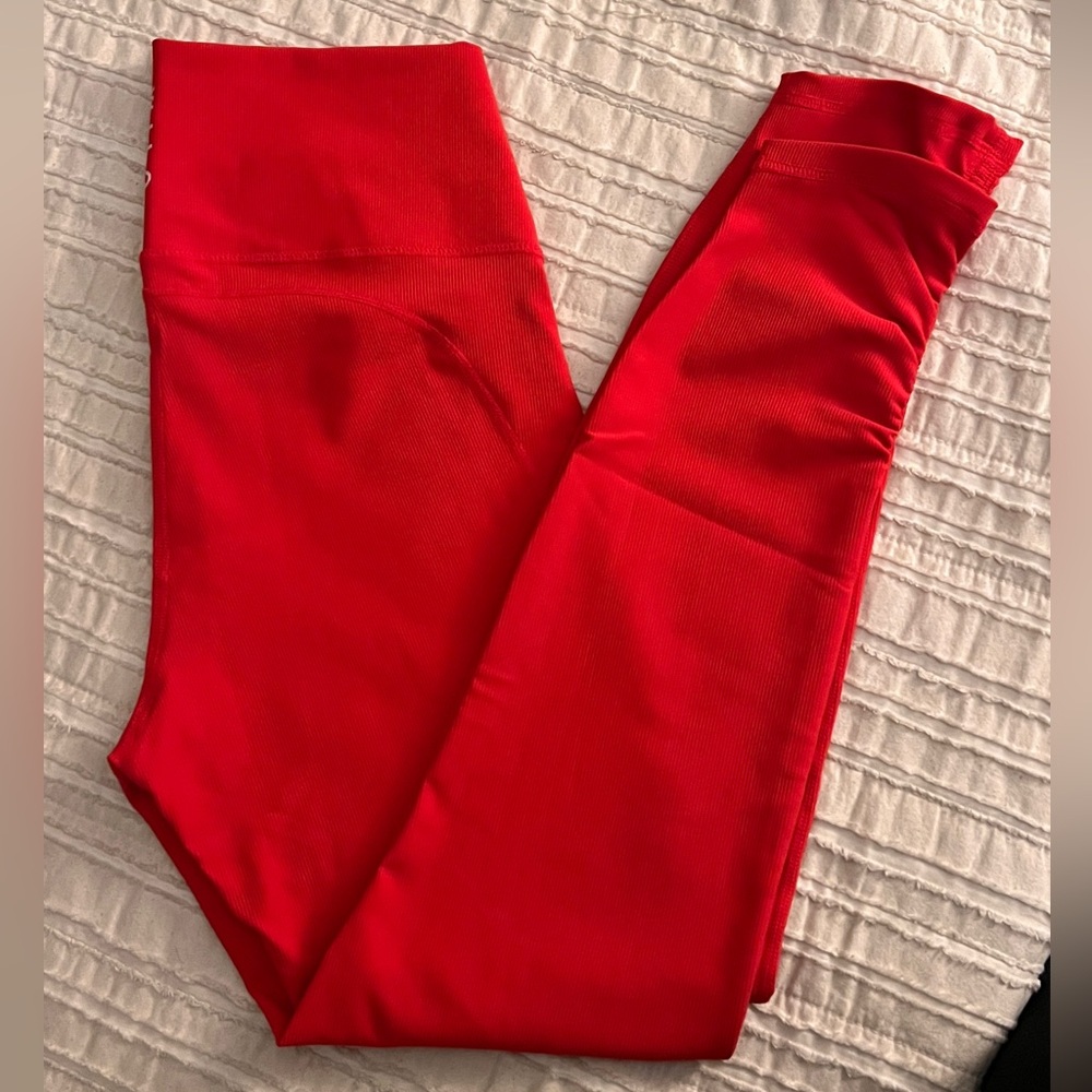 Red Workout Leggings